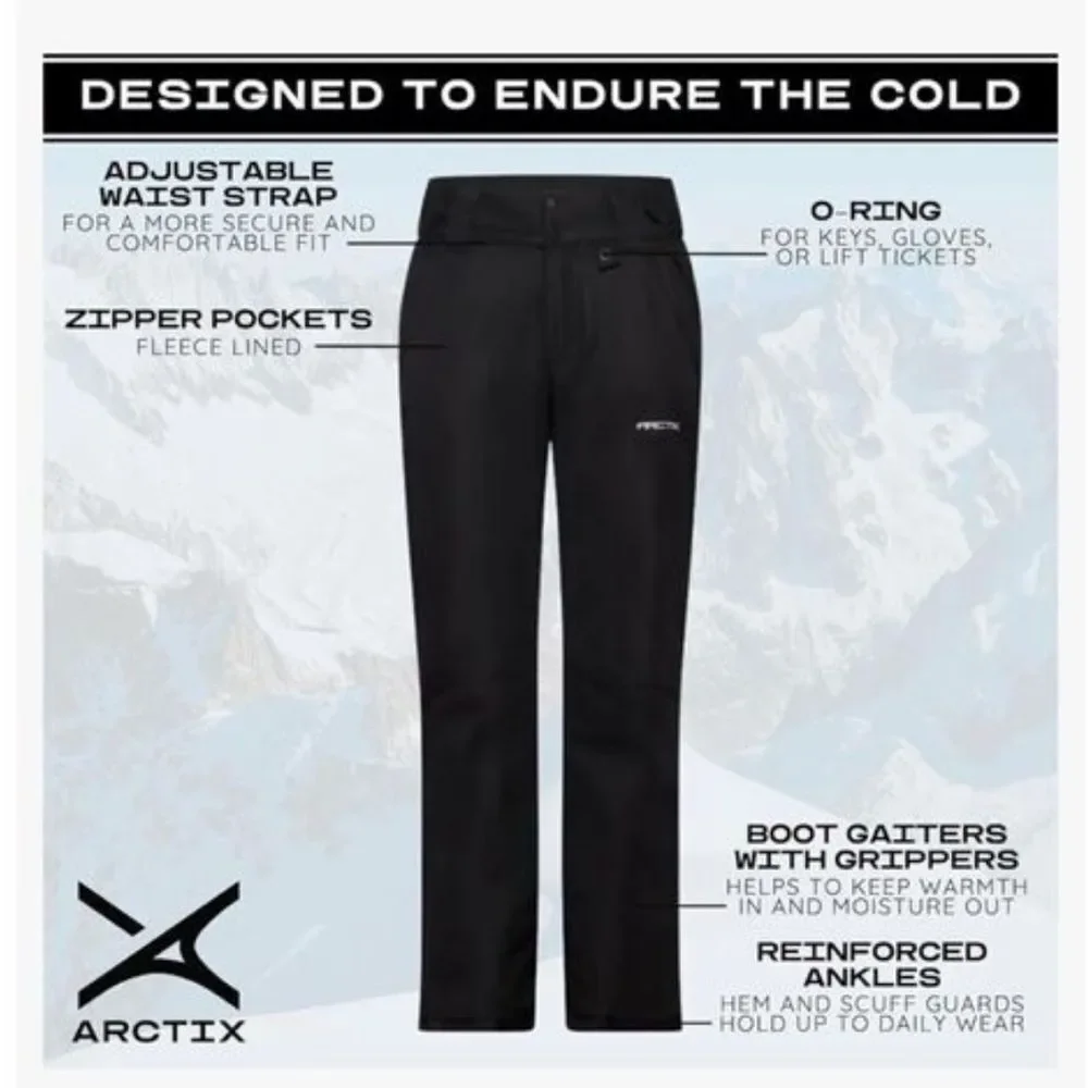 *NEW* With Tags Arctik Ladies Black Snow Ski/ Sports Pants